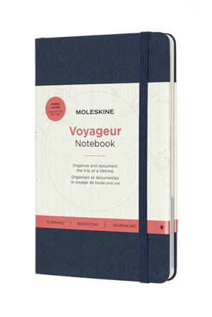 Cover art for Moleskine Travellers Voyageur Notebook Medium Ocean Blue