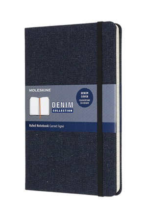 Cover art for Moleskine Limited Edition Denim Notebook Ruled Large Blue