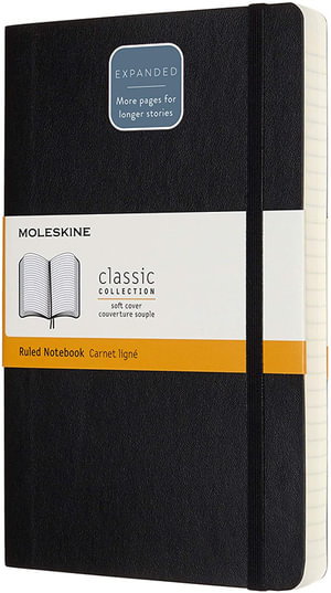 Cover art for Moleskine Classic Collection Large Ruled Notebook Expanded