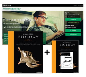 Cover art for Campbell Biology Plus Mastering Biology Student Access Kit