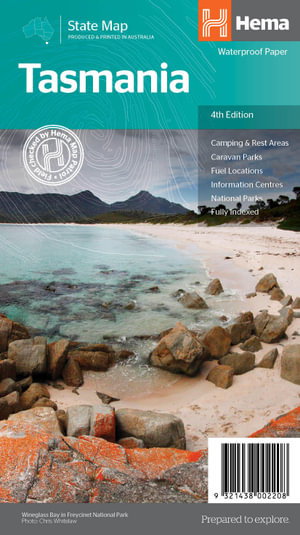 Cover art for Tasmania State Map Hema 4th Edition