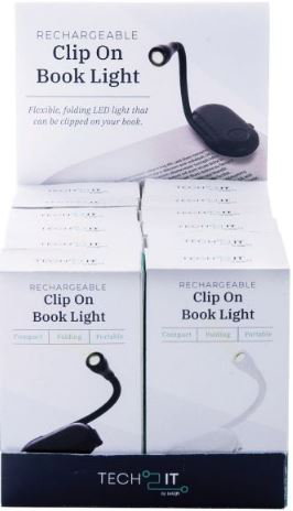 Cover art for Rechargeable Clip On Book Light