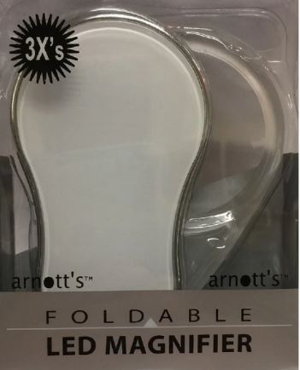 Cover art for Foldable LED 3x Magnifier