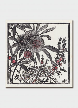 Cover art for Margaret Preston Tea-Tree & Hakea Single Greeting Card