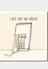 Cover art for Iva Vopenkova - Love You Cat Single Greeting Card