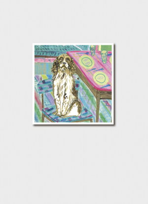Cover art for Erin Keen Spaniel Single Greeting Card