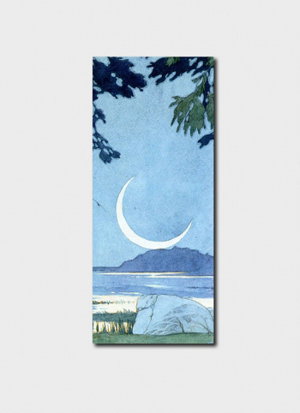 Cover art for Art Nouveau Moon Single Bookmark