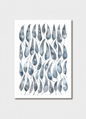 Cover art for Natalie Ryan Silver Leaves Single Greeting Card