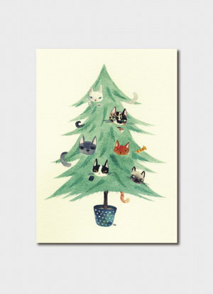 Cover art for Luka V Catmas Single Christmas Card