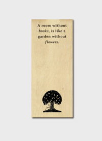 Cover art for Timber Bookmark A Room Without Books Single Wooden Bookmark