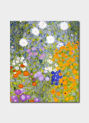 Cover art for Gustav Klimt Cottage Garden Single Greeting Card
