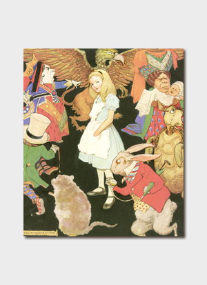 Cover art for Women Illustrators Alice in Wonderland Single Greeting Card