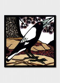 Cover art for Kit Hiller Magpie Single Greeting Card