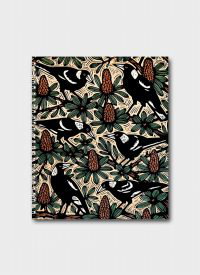 Cover art for Bruce Goold Magpies Blank Small Notebook