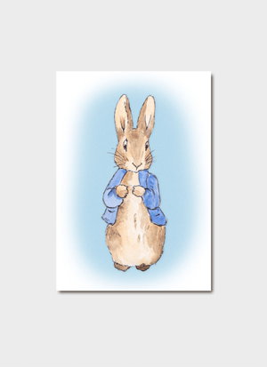Cover art for Peter Rabbit Large Single Greeting Card