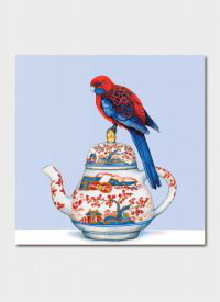 Cover art for Michaela Laurie Rosella Tea Time Single Greeting Card
