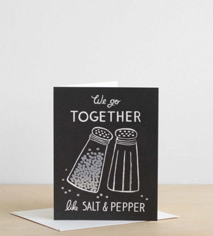 Cover art for Salt and Pepper Greeting Card