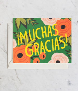 Cover art for Muchas Gracias Card