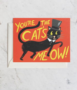 Cover art for You're the Cat's Meow Greeting Card