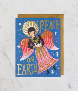 Cover art for Peace On Earth Angel Single Greeting Card