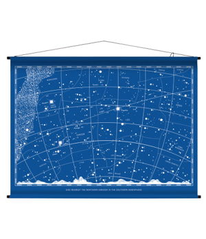 Cover art for Night Sky Chart Canvas Map
