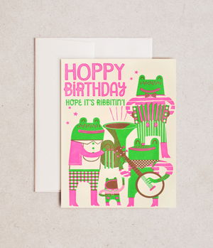Cover art for Hoppy Birthday Single Greeting Card