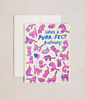 Cover art for Purr-fect Birthday Single Greeting Card