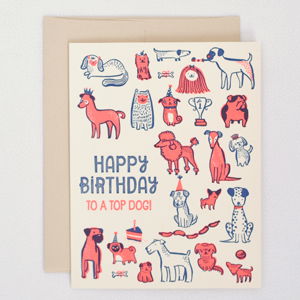 Cover art for Top Dog Single Greeting Card