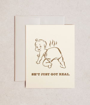 Cover art for Real Sh*t Single Greeting Card