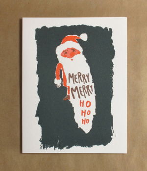 Cover art for Merry Ho Ho Ho Santa Single Greeting Card