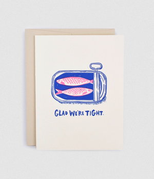 Cover art for Glad We're Tight Single Card
