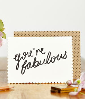 Cover art for You're Fabulous Single Greeting Card