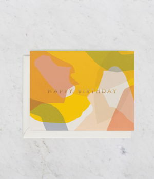 Cover art for Modern Birthday Single Greeting Card