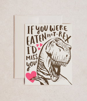 Cover art for T-Rex Love Single Card