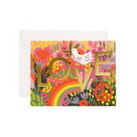 Cover art for Rifle Paper Co All You Need is Love Single Card
