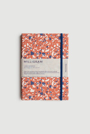 Cover art for Milligram Blank Linen Notebook A5 Terrazzo Pattern