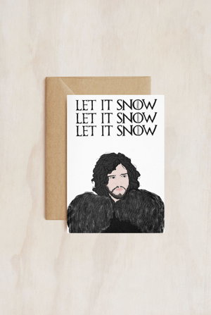 Cover art for Let It Snow Single Christmas Card