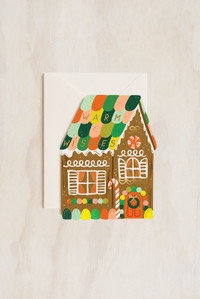 Cover art for Gingerbread House SIngle Christmas Card
