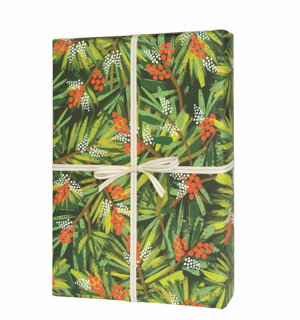 Cover art for Rifle Paper Co Single Wrapping Sheet Christmas Pine