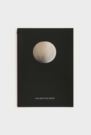 Cover art for Milligram Organisation Notebook The Meeting Book Black