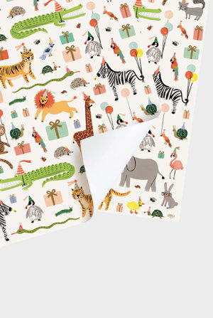 Cover art for Rifle Paper Co Party Animals Single Wrapping Sheet