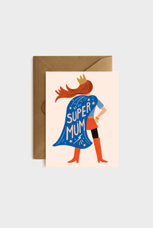 Cover art for Rifle Paper Co Super Mum Single Mothers Day Card
