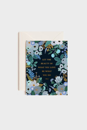 Cover art for Rifle Paper Co Rumi Quote Single Card