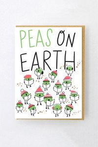 Cover art for Hello Lucky Single Christmas Card Peas on Earth