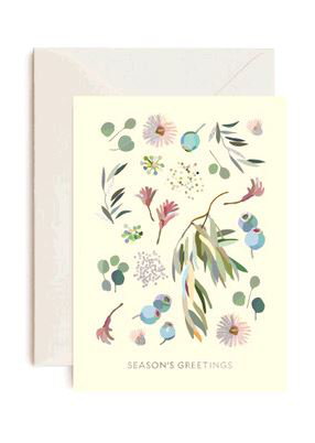 Cover art for Milligram Christmas Kimmy Hogan Australian Floral Single Card Light Pattern