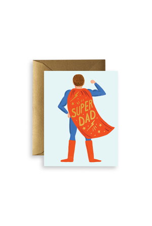 Cover art for Rifle Paper Co Super Dad Single Fathers Day Card