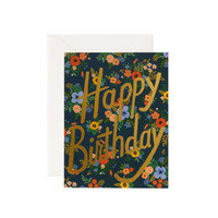 Cover art for Rifle Paper Co Garden Birthday Single Card