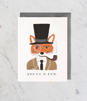 Cover art for You're a Fox Greeting Card