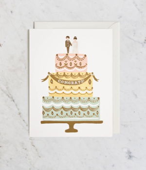 Cover art for Congratulations Wedding Cake Greeting Card