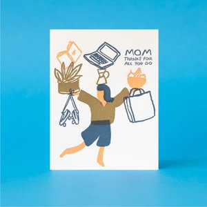 Cover art for Egg Press Juggling Mum Single Mothers Day Card